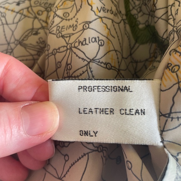 Cougar Leather Jacket Vintage Zip Up & Snap 4 Outside Pockets Lined Black Large - Picture 10 of 13